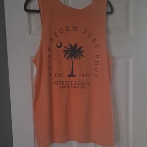 Comfort Colors Men’s Orange Palm Graphic Swim Tank